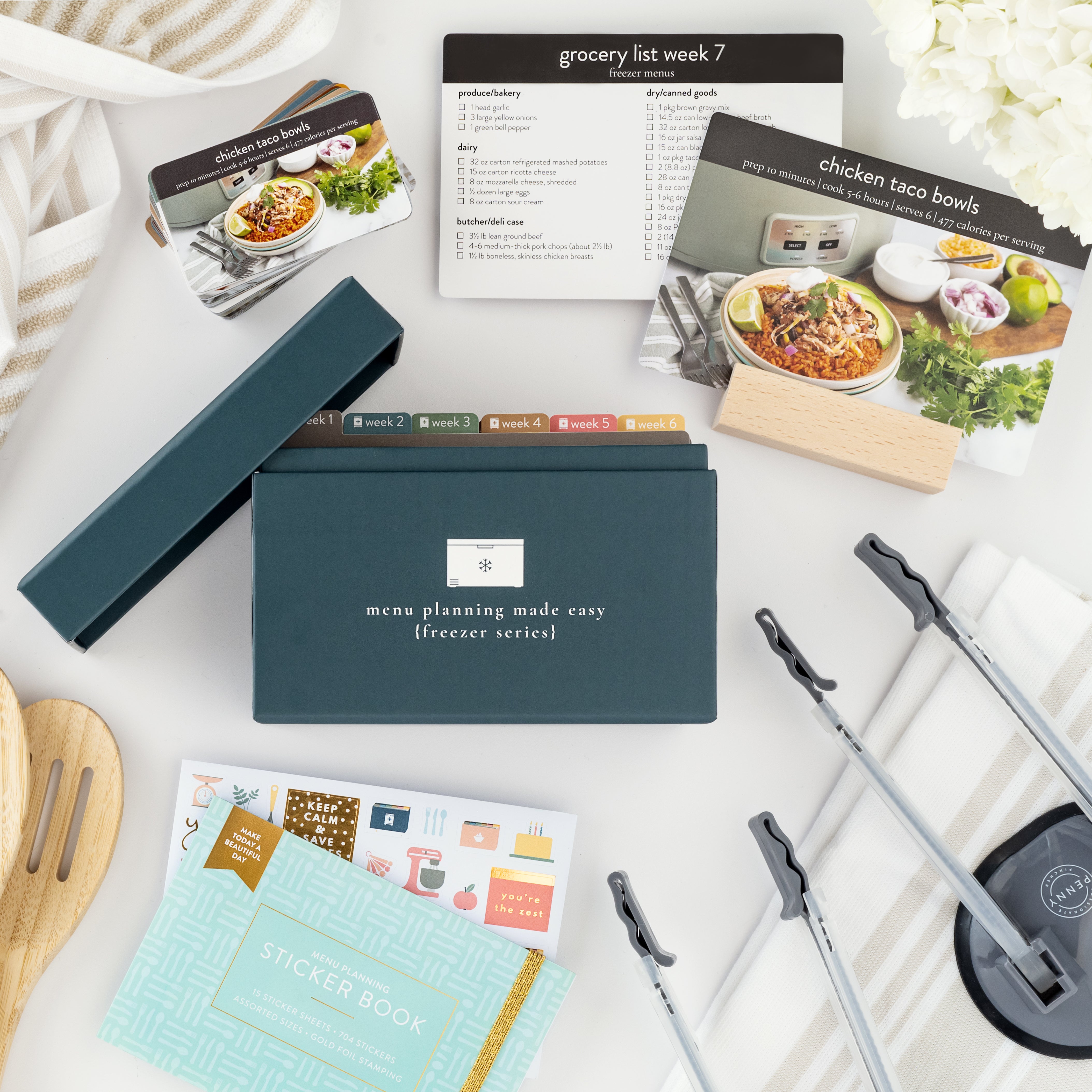 Freezer Recipes and Meal Plans with Shopping Lists - Passionate