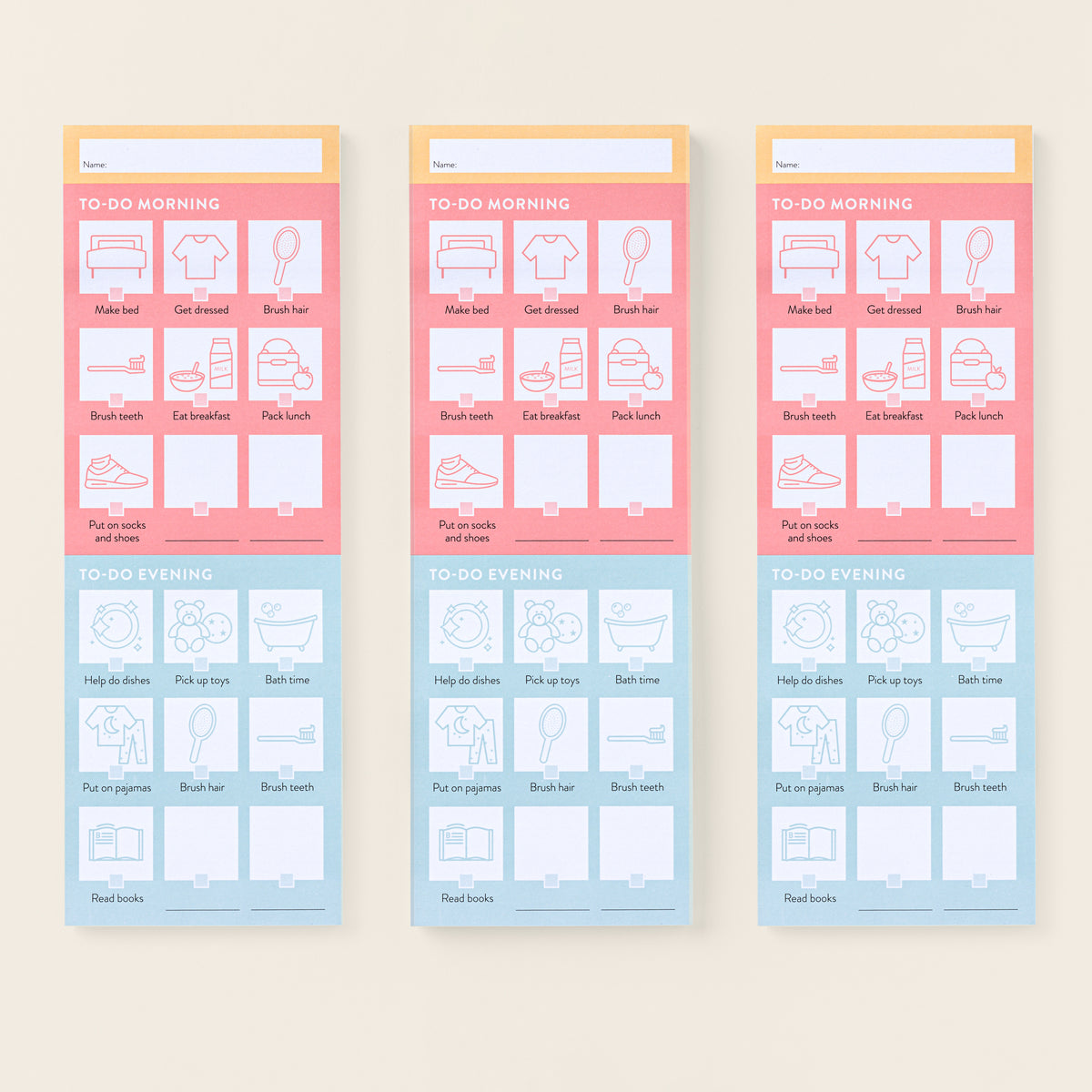 kids chore chart, view 2