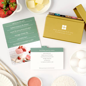 Celebration Menu Plans Pack - Photo Edition