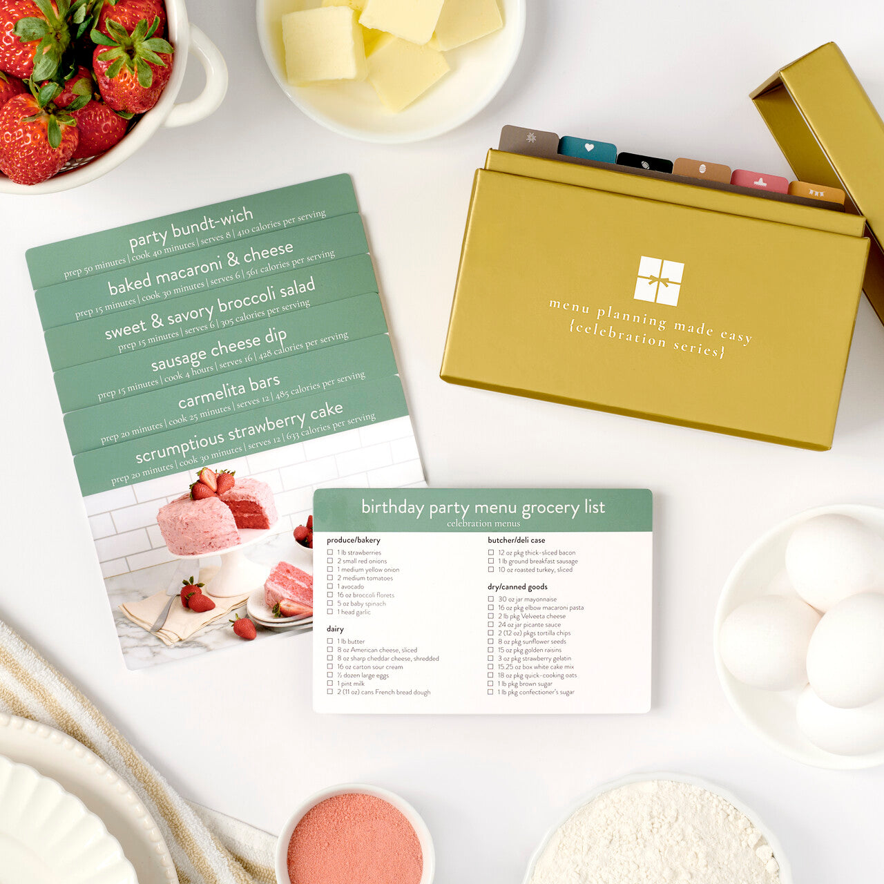 Celebration Menu Plans Pack - Photo Edition