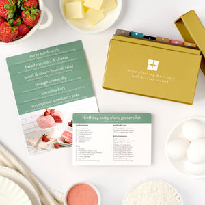 Celebration Menu Plans Pack - Photo Edition