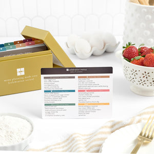 Celebration Menu Plans Pack - Photo Edition