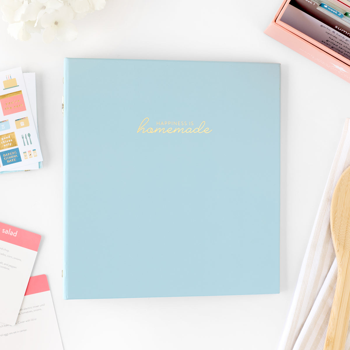 happy blue recipe binder