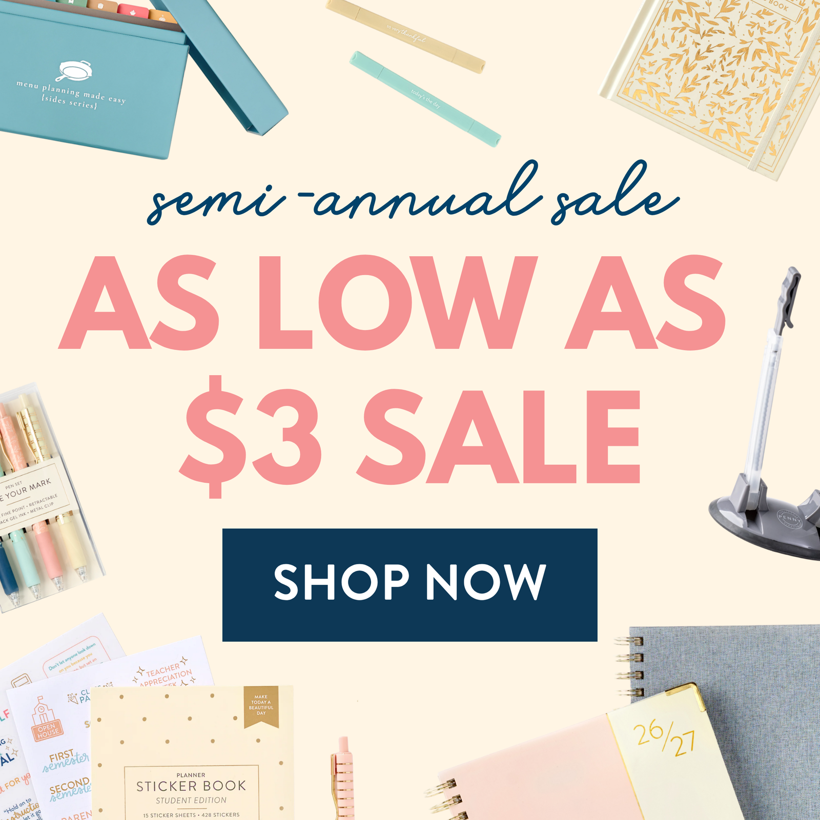 semi annual summer sale as low as $3 - mobile