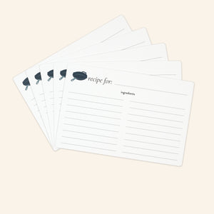 sides recipe blank cards