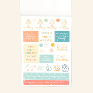 Pet Sticker Book