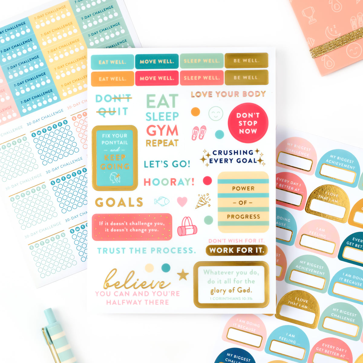 Wellness Sticker Book
