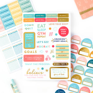 Wellness Sticker Book