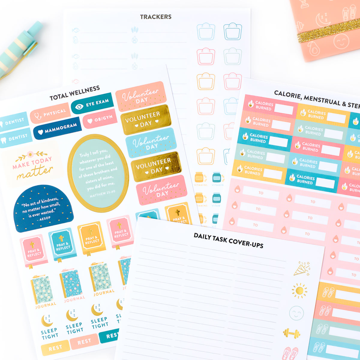 Wellness Sticker Book