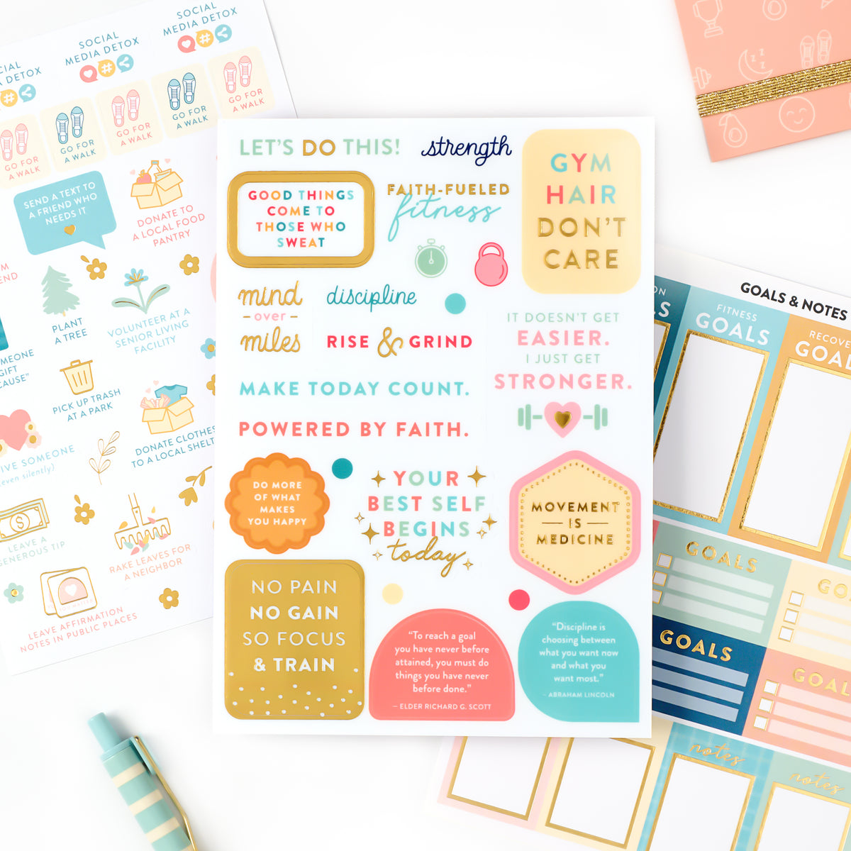 Wellness Sticker Book