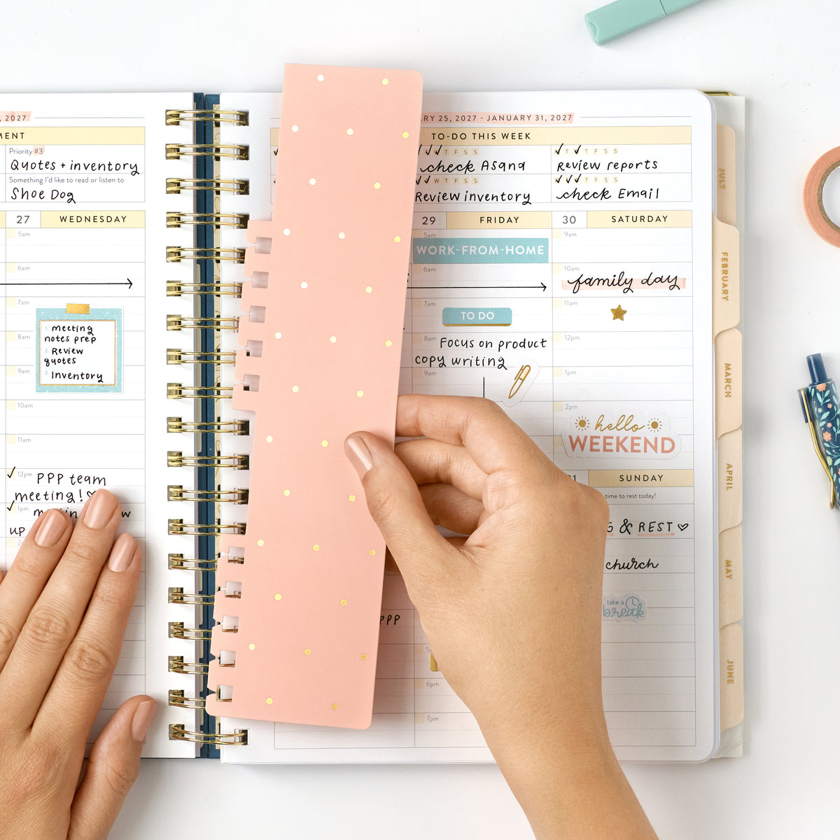 Work Planner Bookmarks (pack of 3)