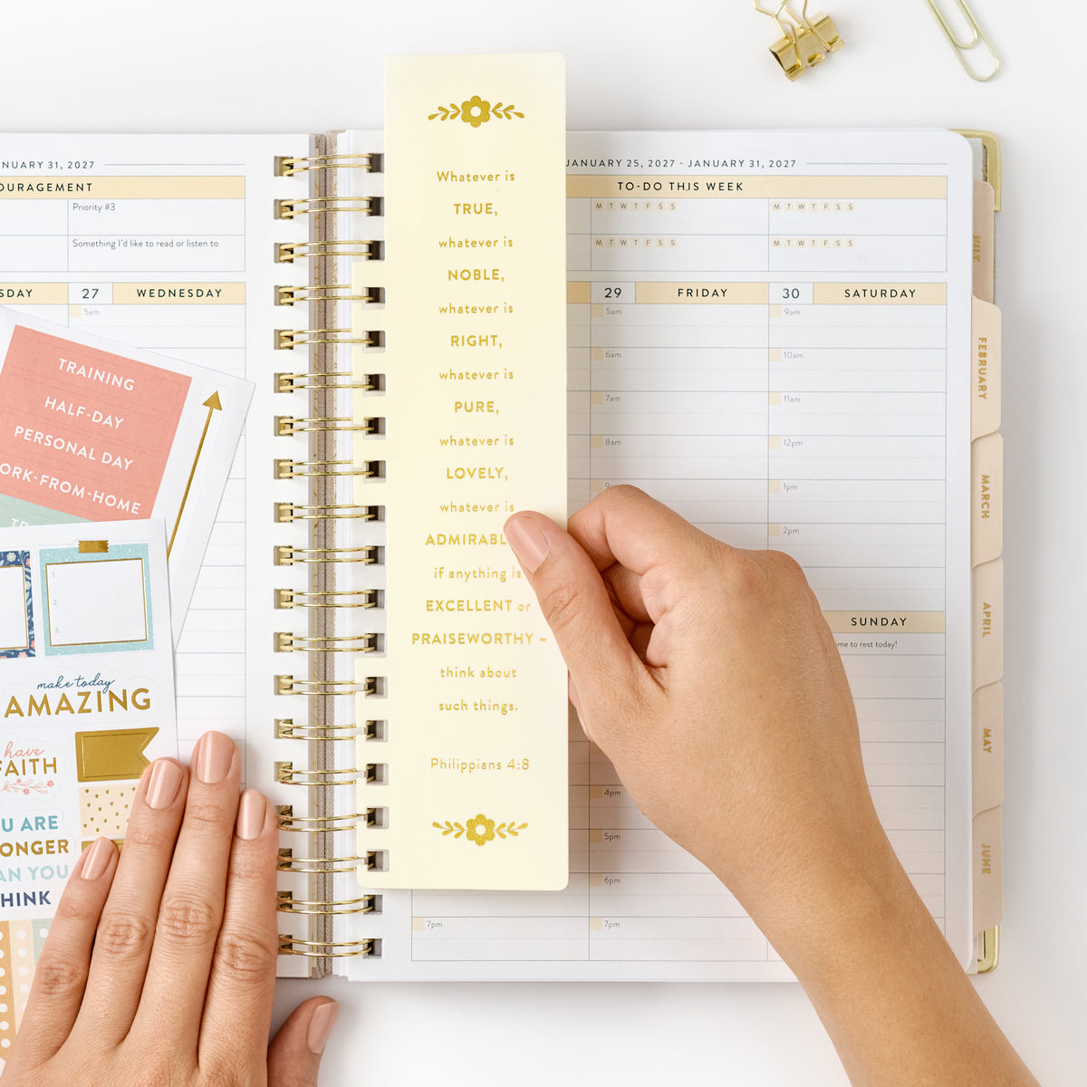 Work Planner Bookmarks (pack of 3)
