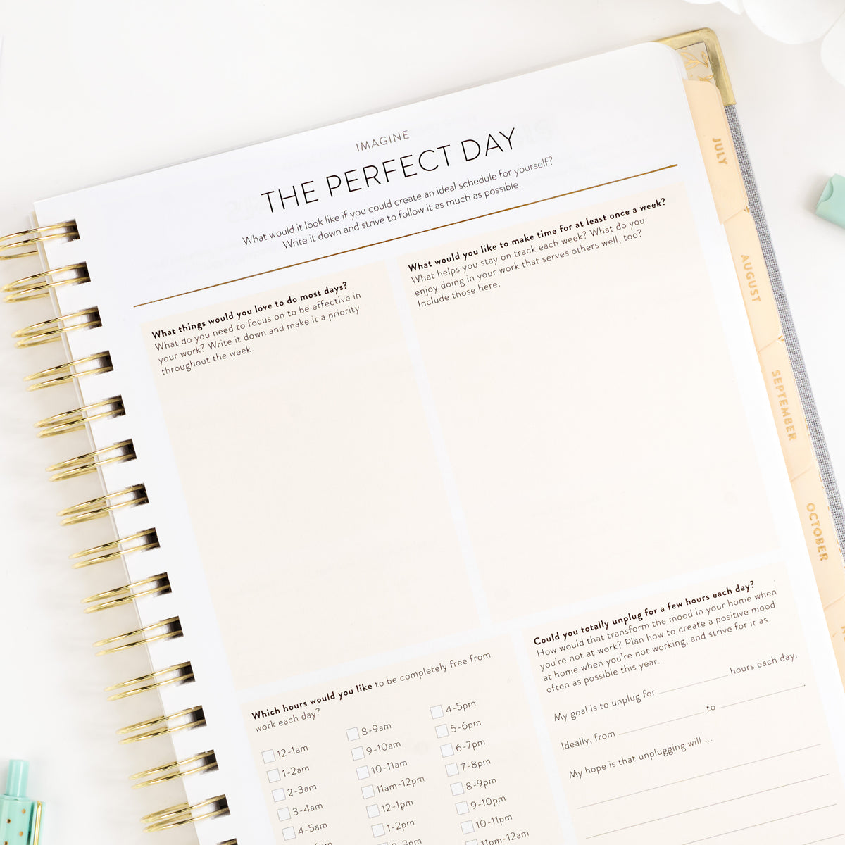 26-27 chambray work planner perfect day page cropped