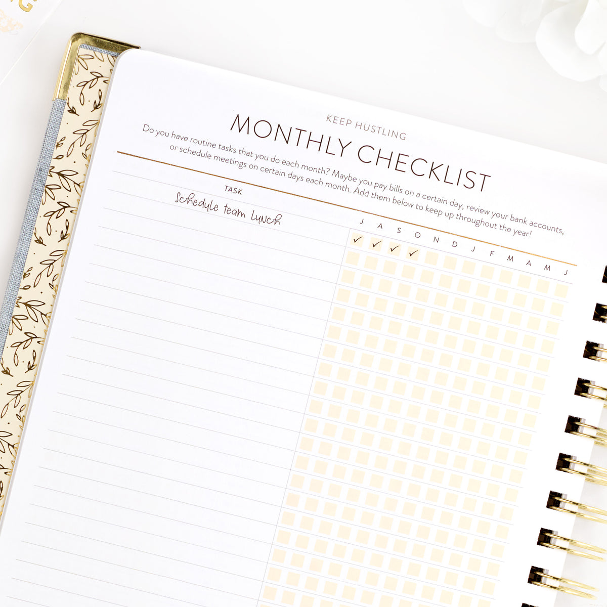 26-27 chambray work planner monthly checklist page cropped