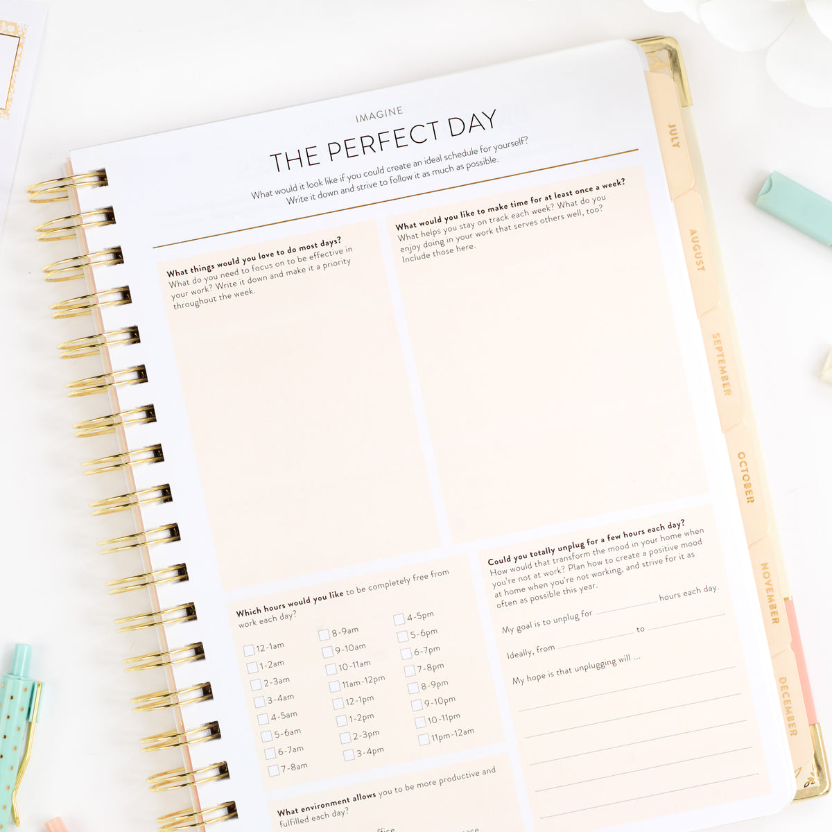 26-27 pink work planner perfect day page cropped