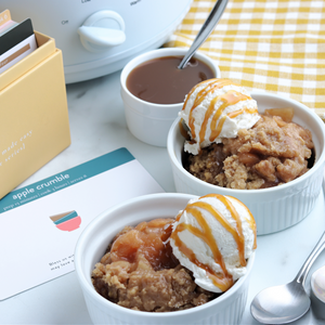 Slow cooker apple crumble