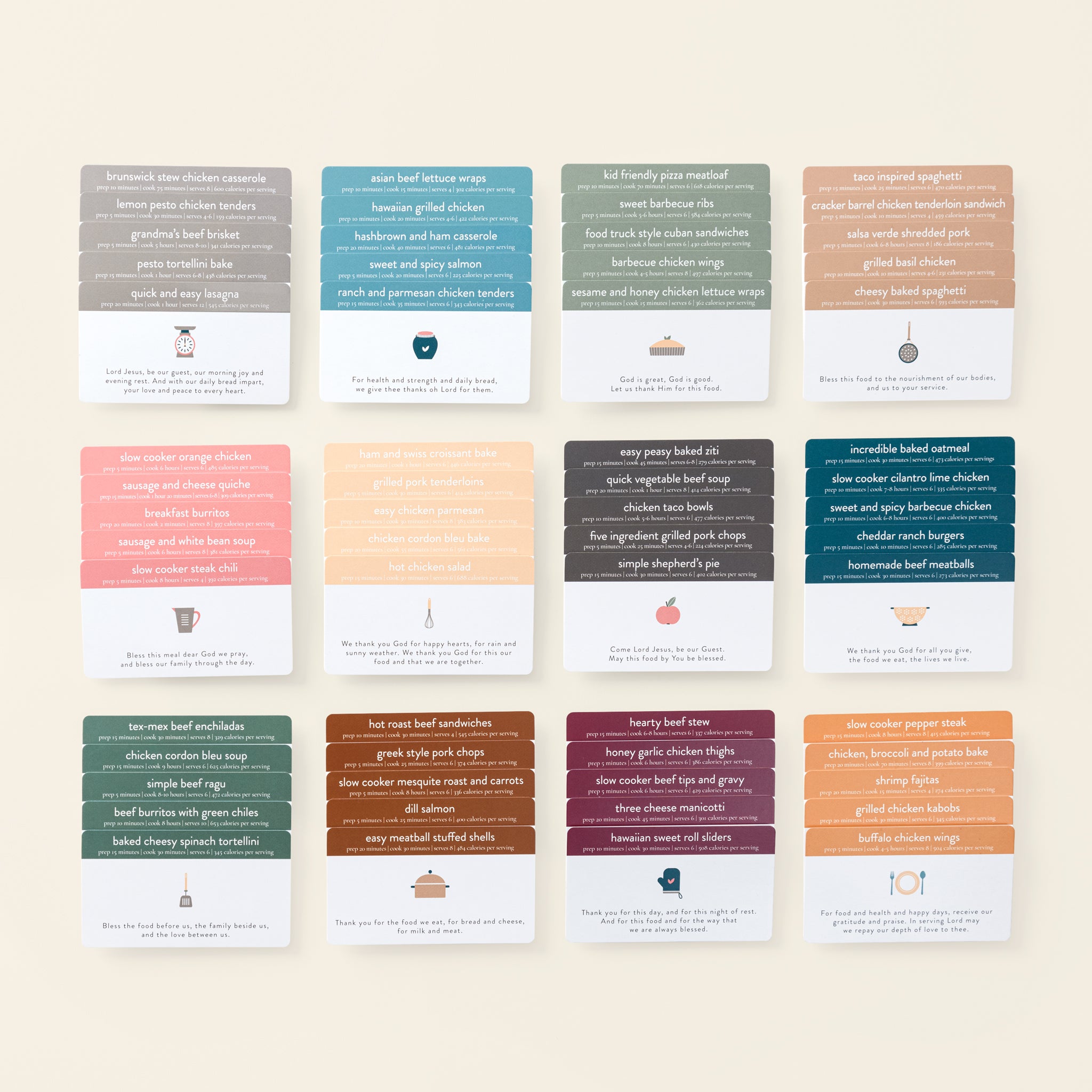 Freezer Menus Freezer Bag Insert Cards (Pack of 60) - Passionate