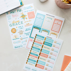 business planner sticker book view 0978