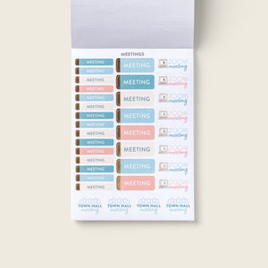 business planner sticker book view 1128