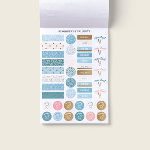 business planner sticker book view 1144