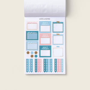 business planner sticker book view 1160