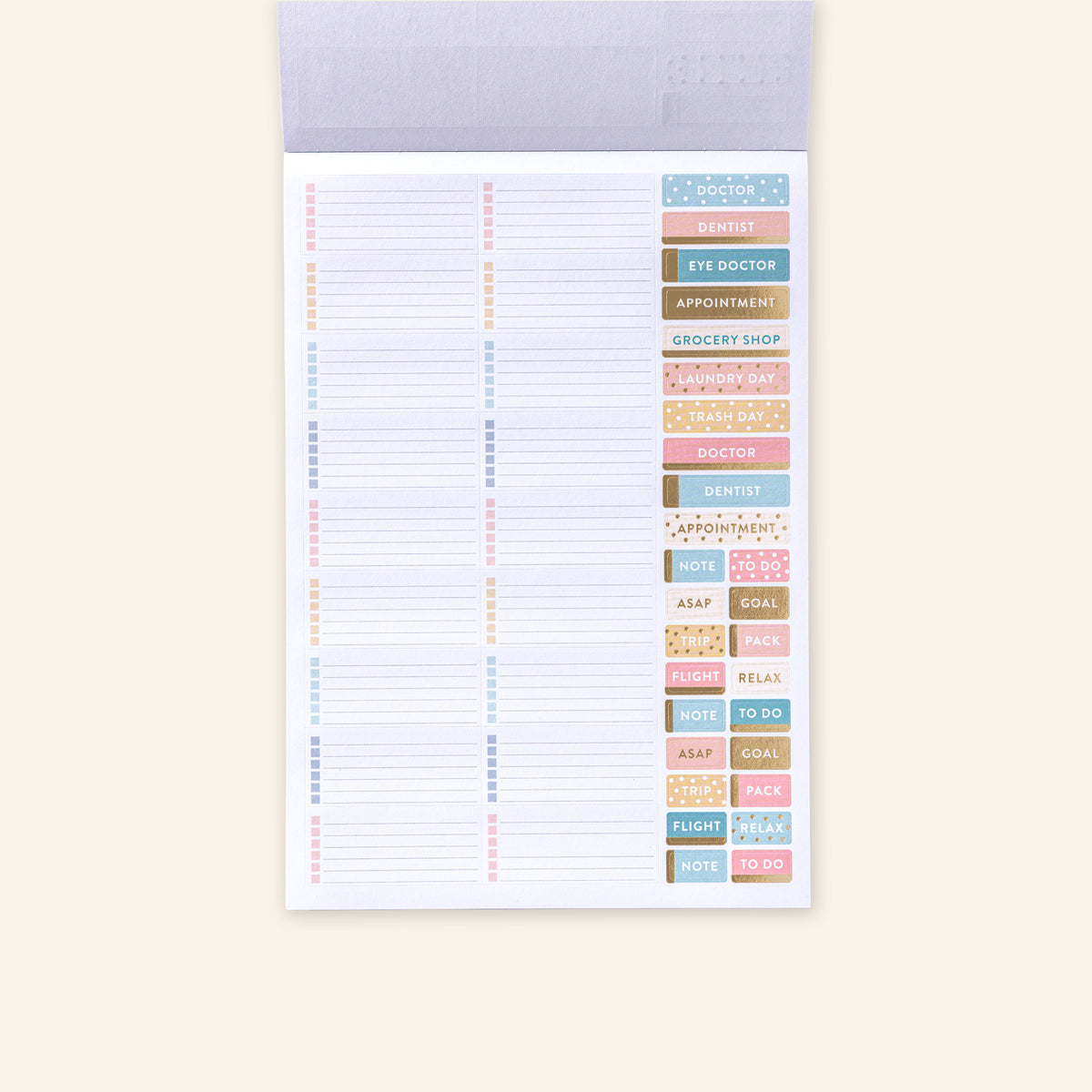 Custom Task Sticker Book
