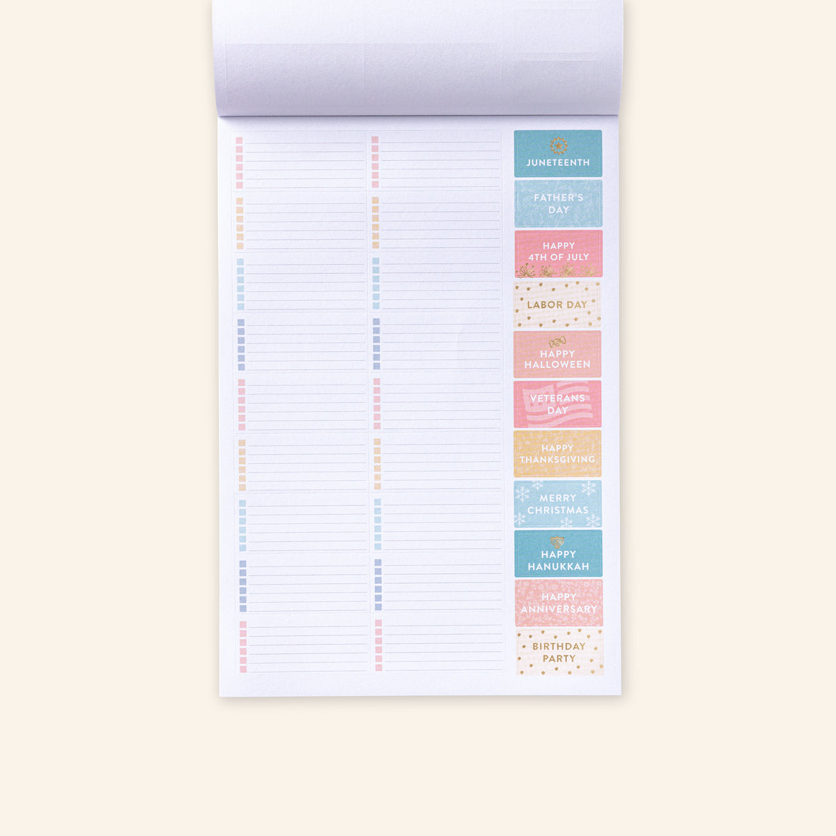 Custom Task Sticker Book