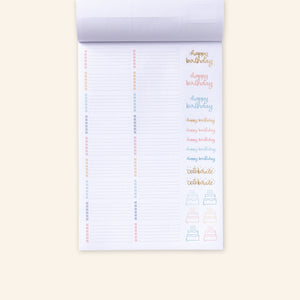 Custom Task Sticker Book