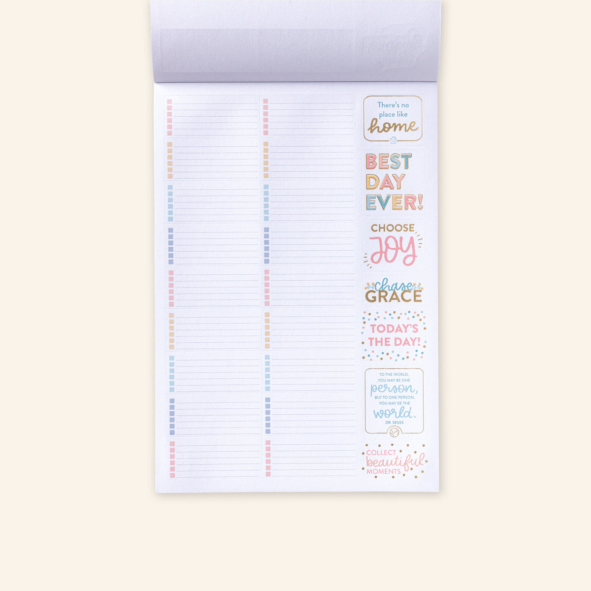 Custom Task Sticker Book