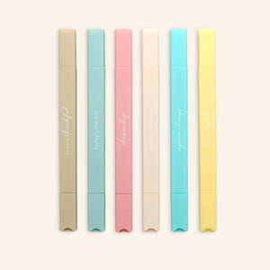 highlighters out of box cream background