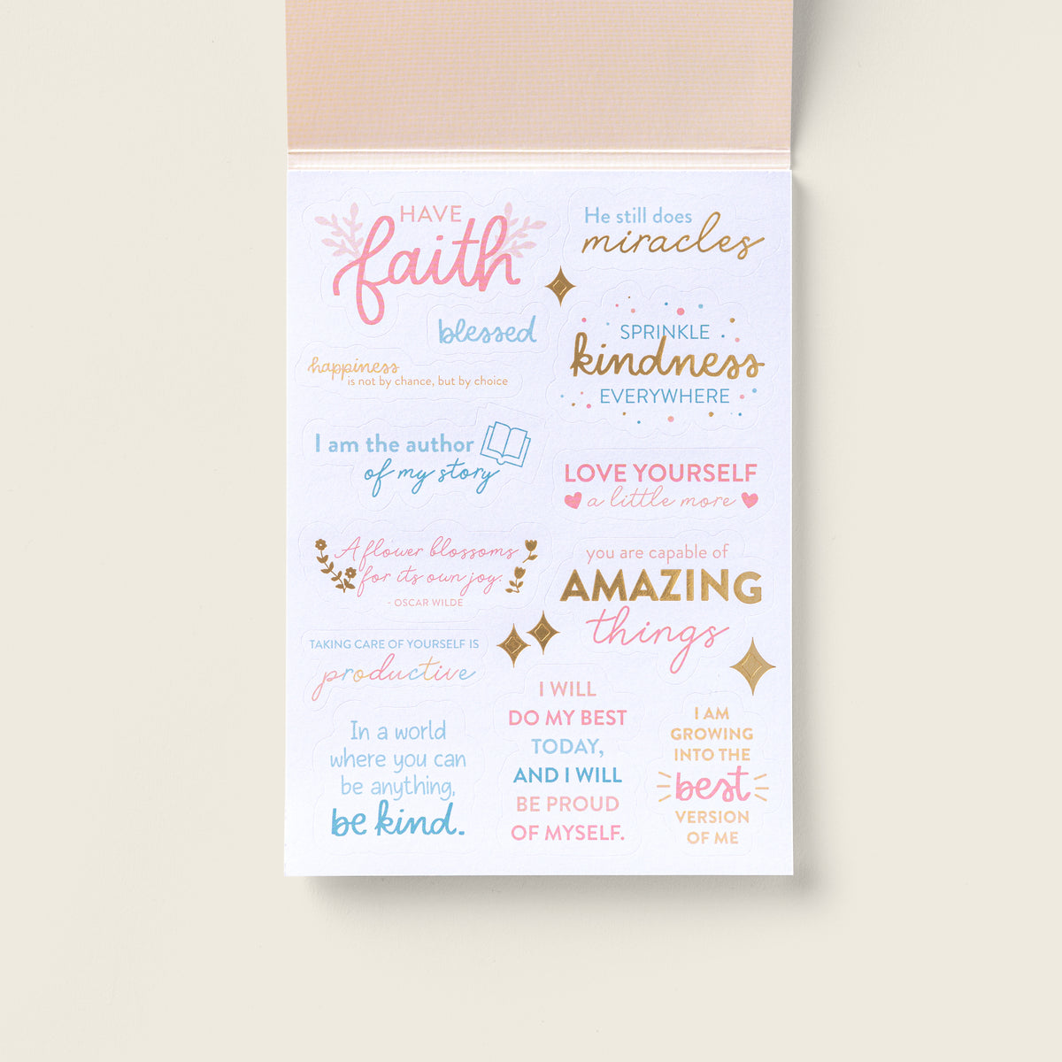 holiday sticker book view 2