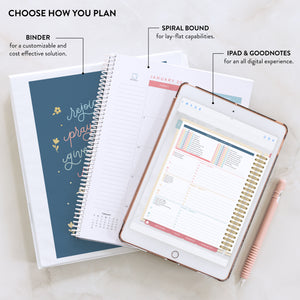 2027 scripture digital home planner printed on paper