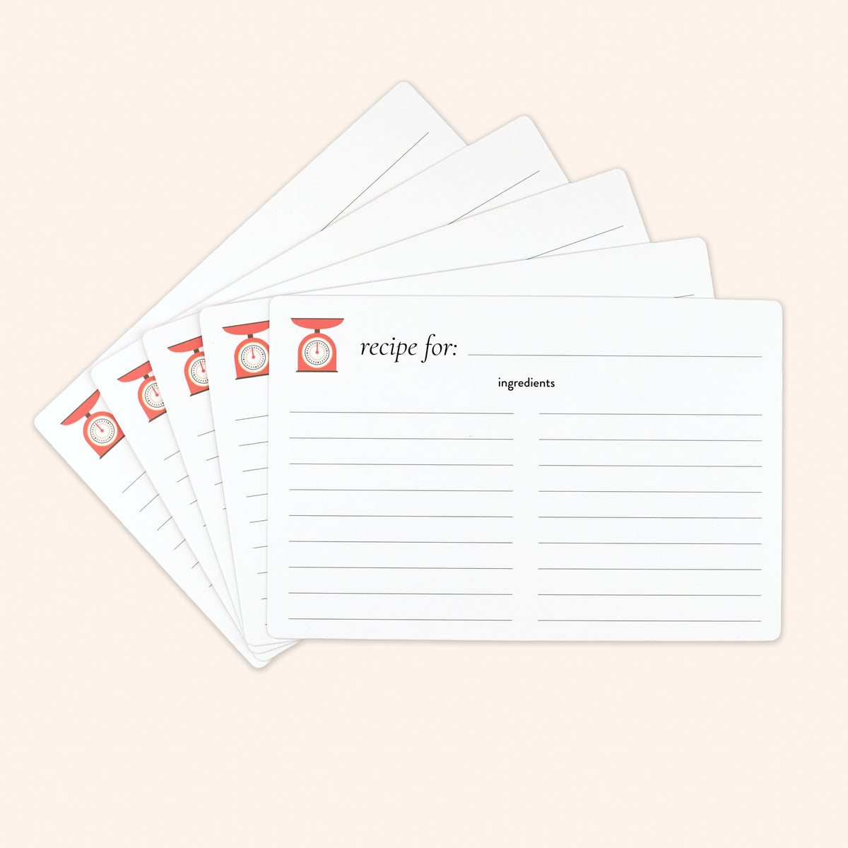 low calorie blank cards