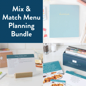 custom menu planning mix and match bundle