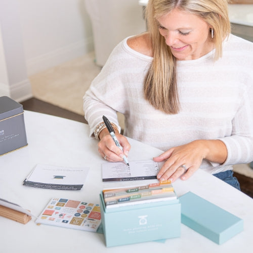 menu planning on table