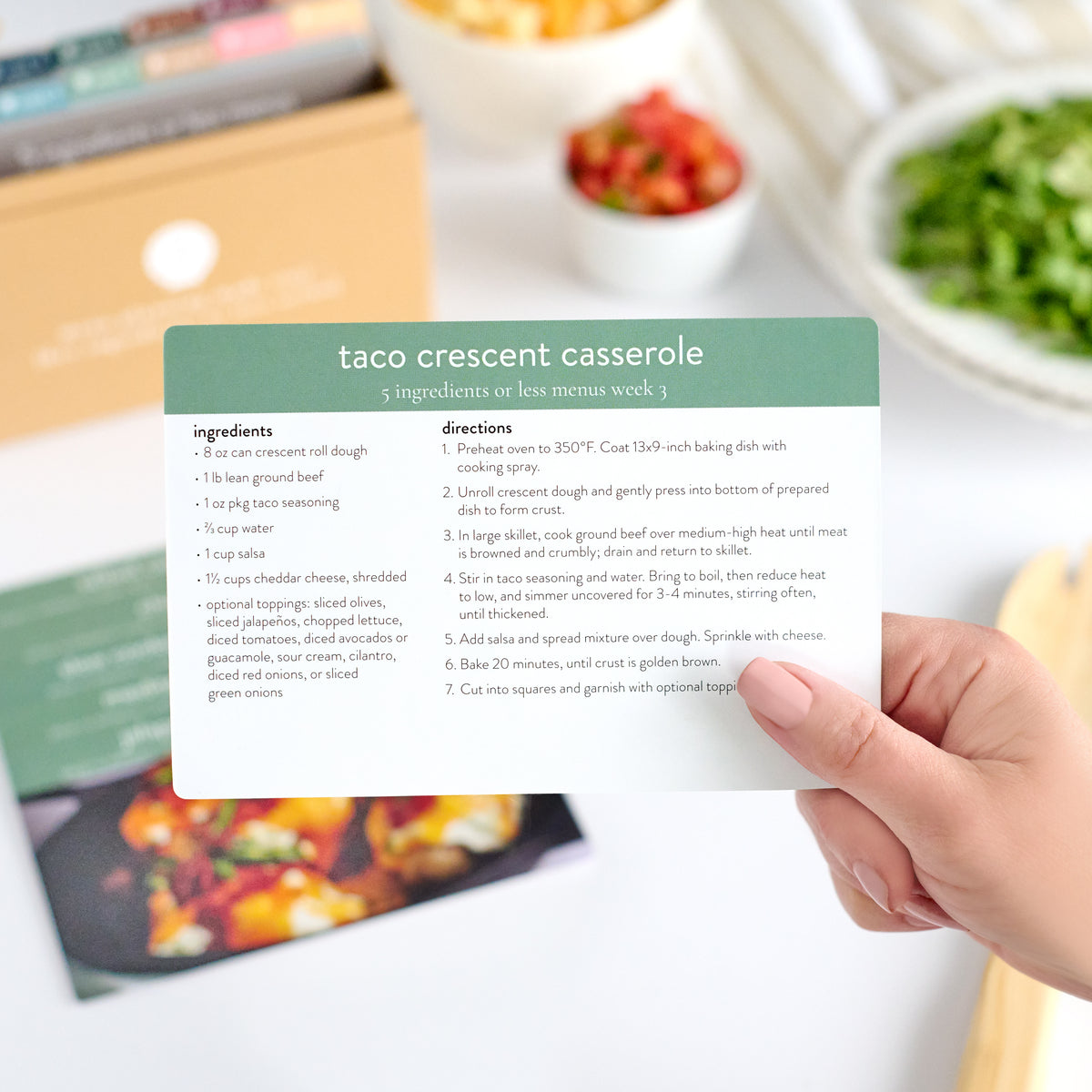 5 ingredients recipe card