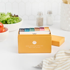 low carb menu plan box lid off