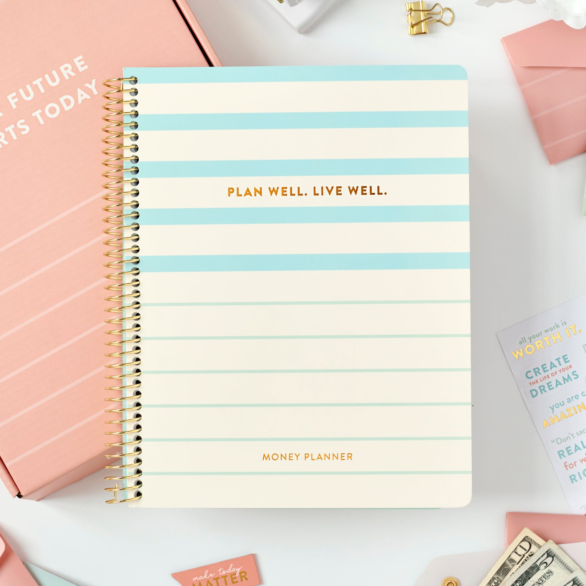 budget monthly planner journal frugal budgeting