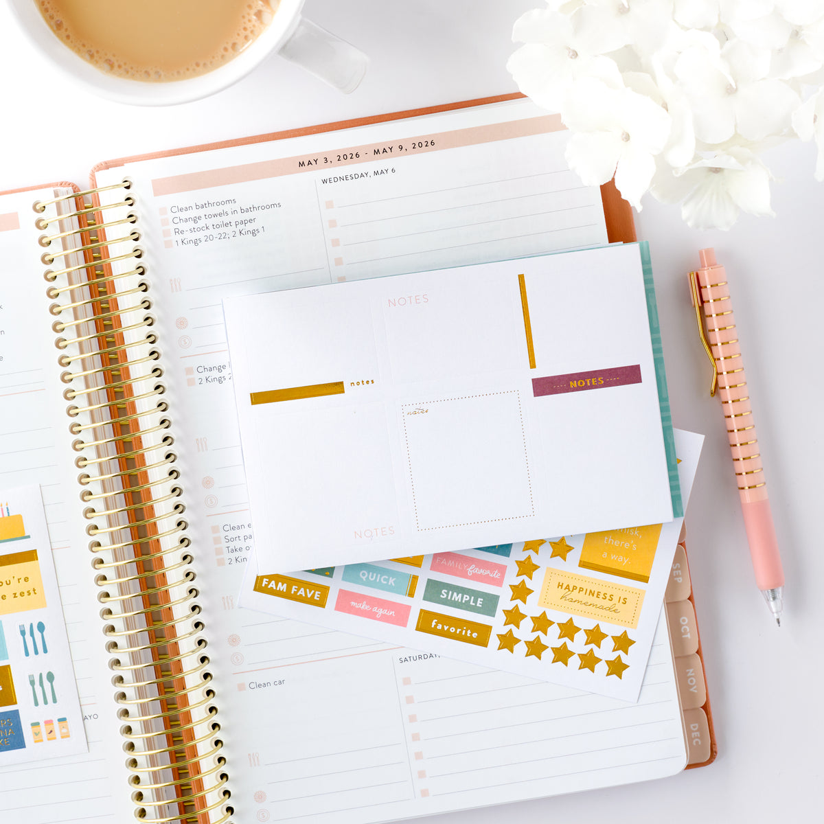 menu planning sticker book view 9