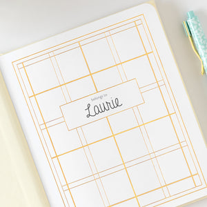 password book edition 2 belongs to page close up