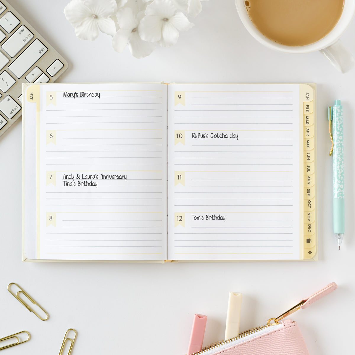 perpetual calendar edition 2 jan view