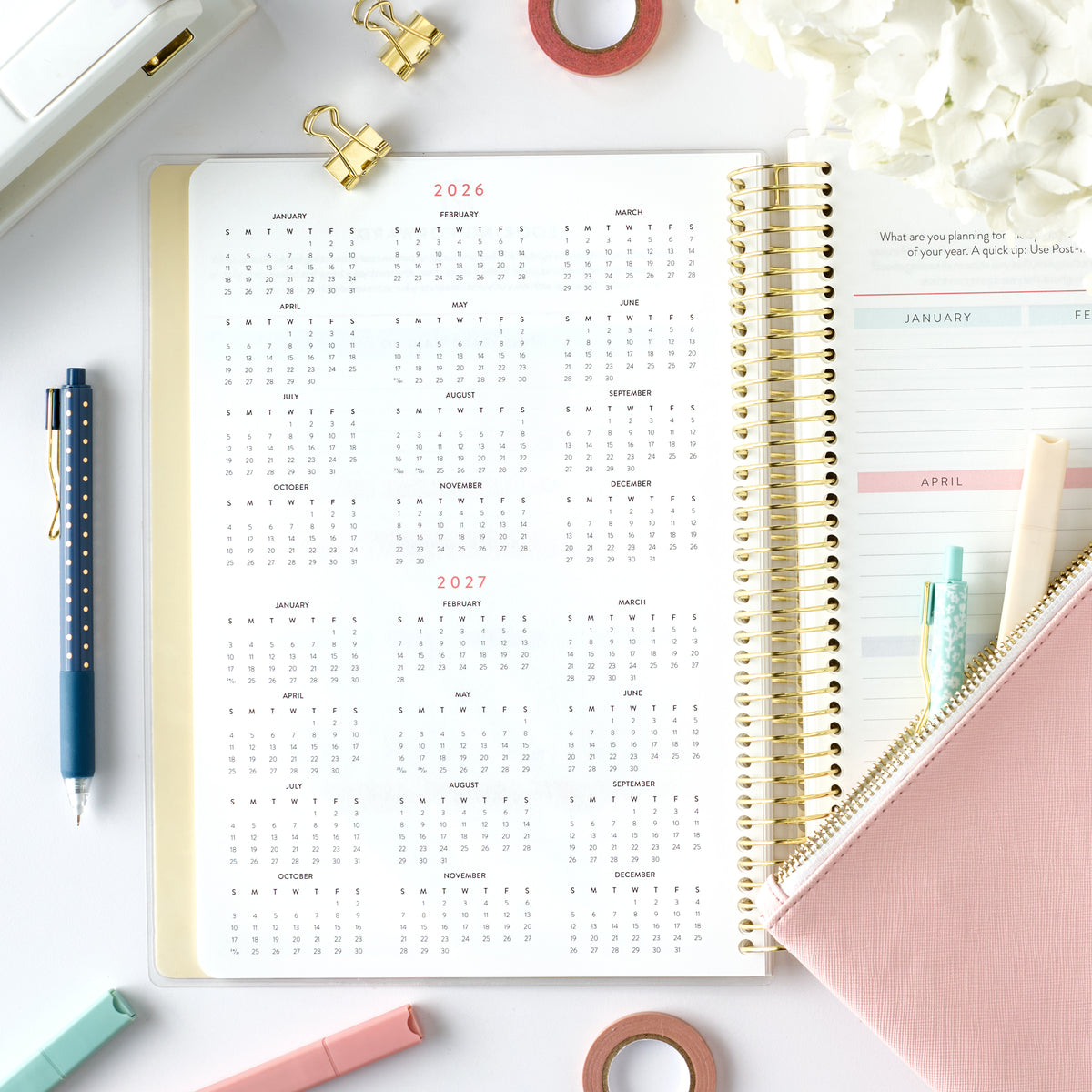 2026 home planner month view