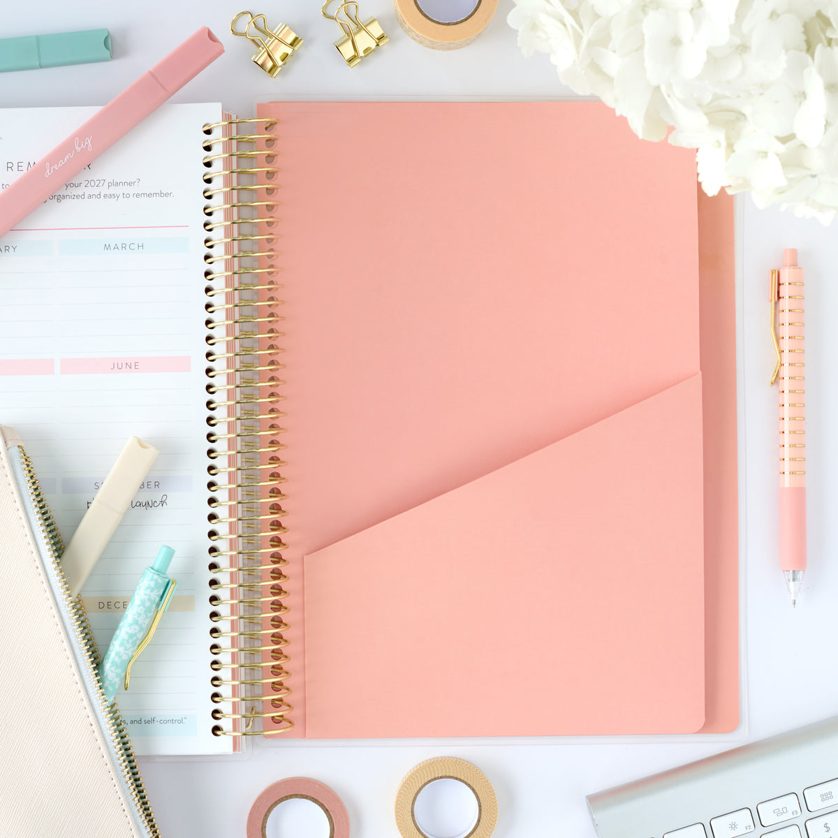 2026 scripture home planner back pocket folder