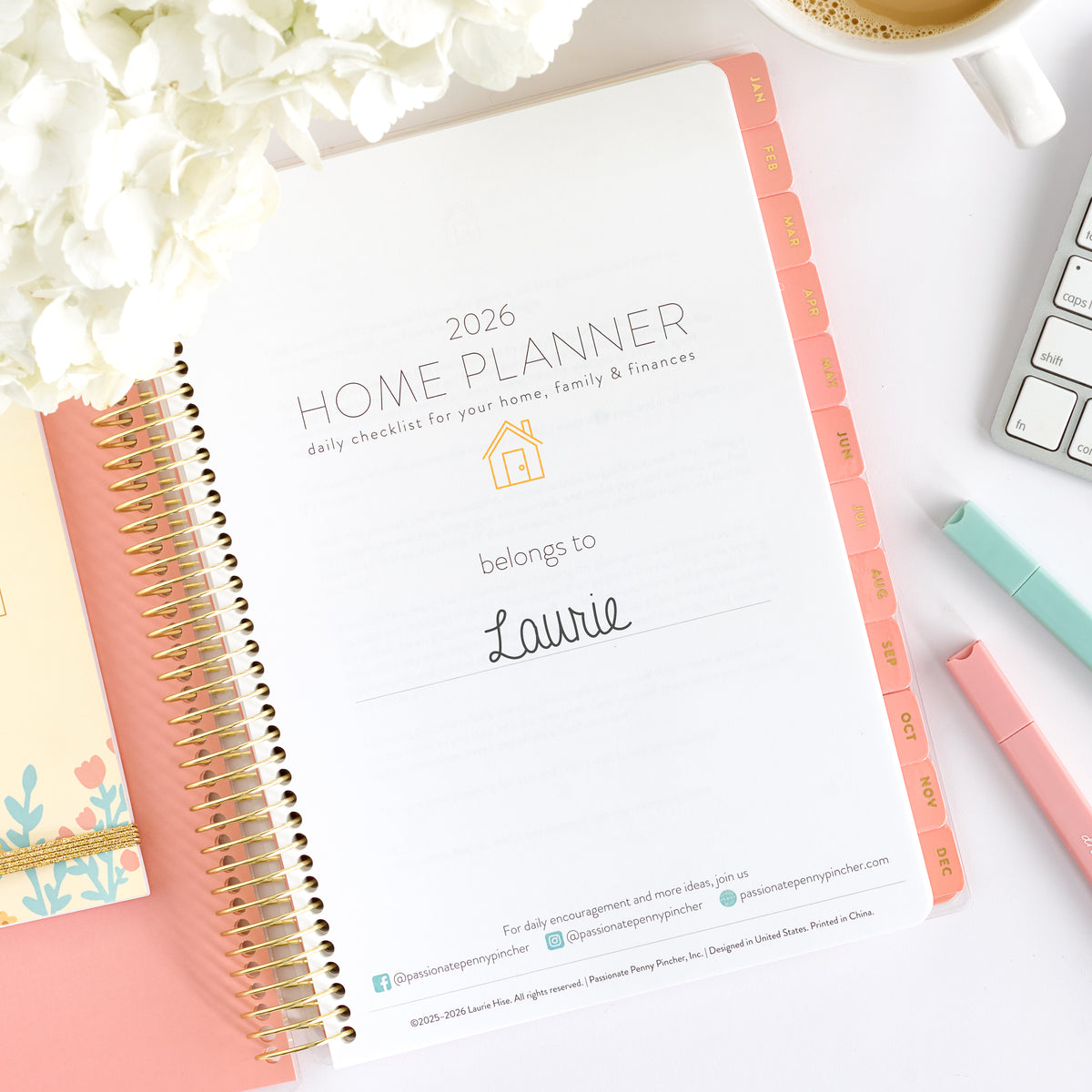 2026 home planner scripture belongs to page