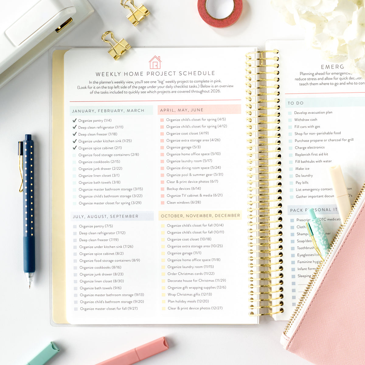 2026 scripture weekly home project page