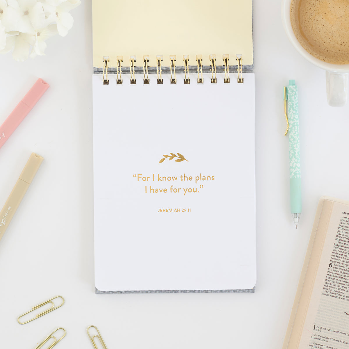 sermon notebook scripture page