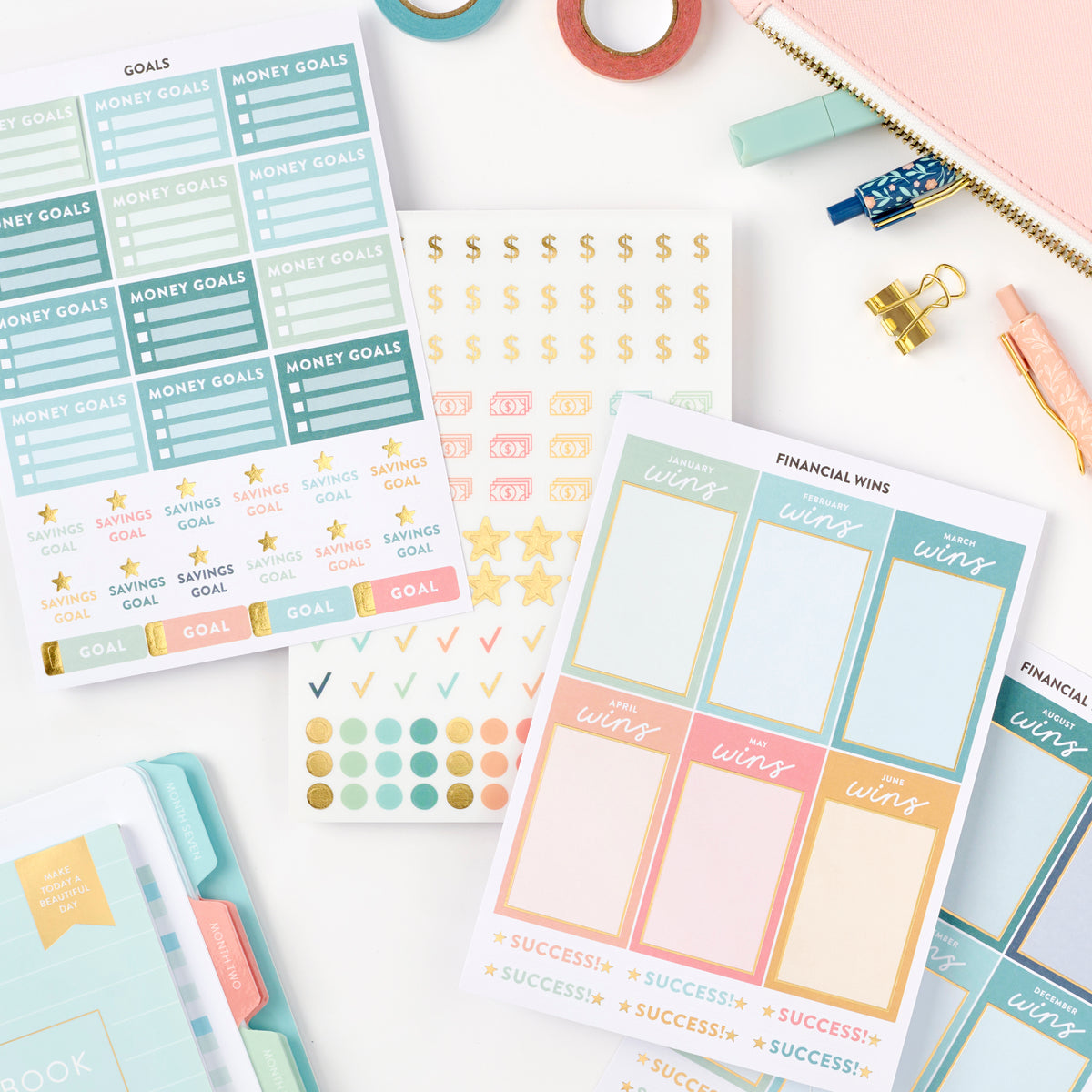 money planner sticker sheets 4