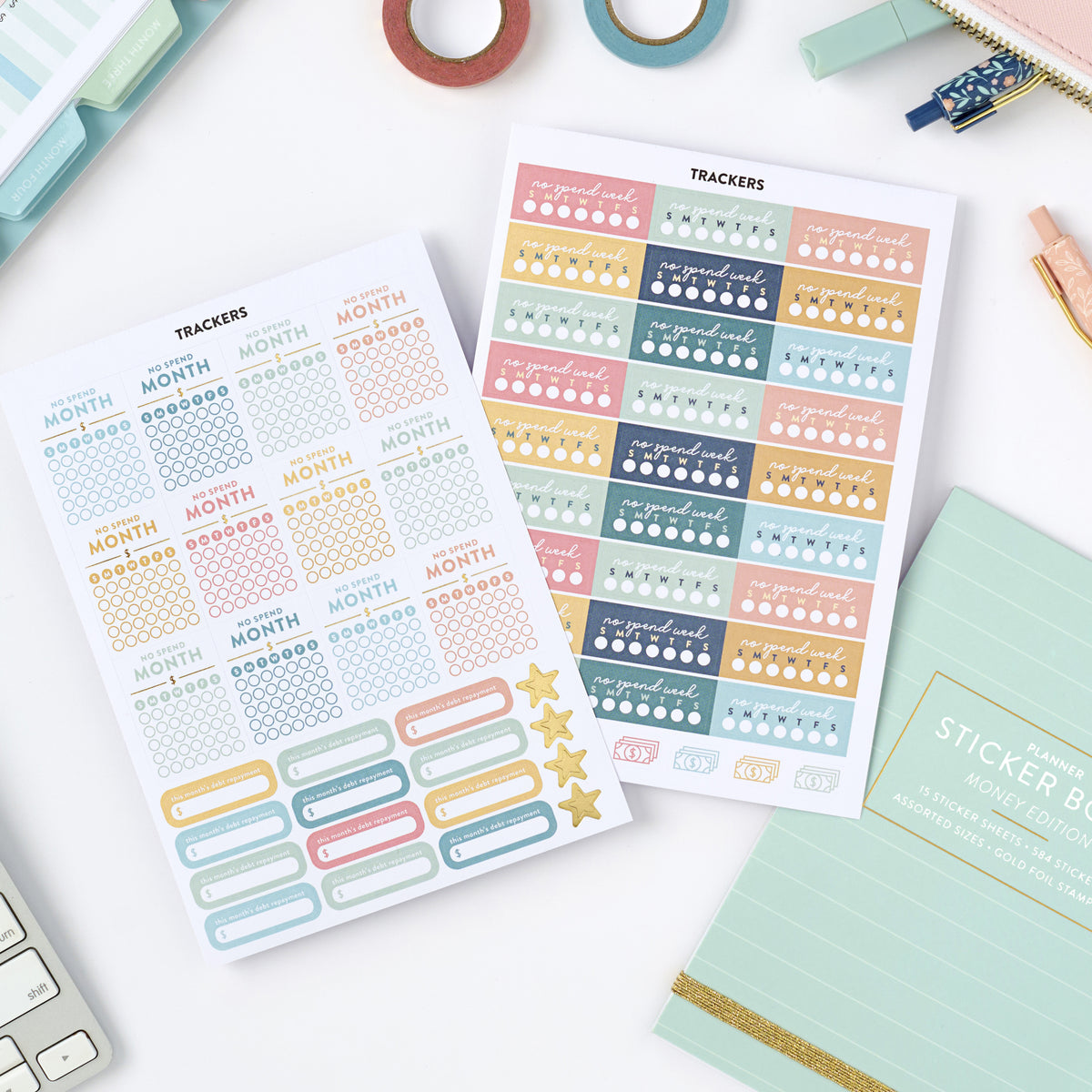 money planner sticker sheets 5