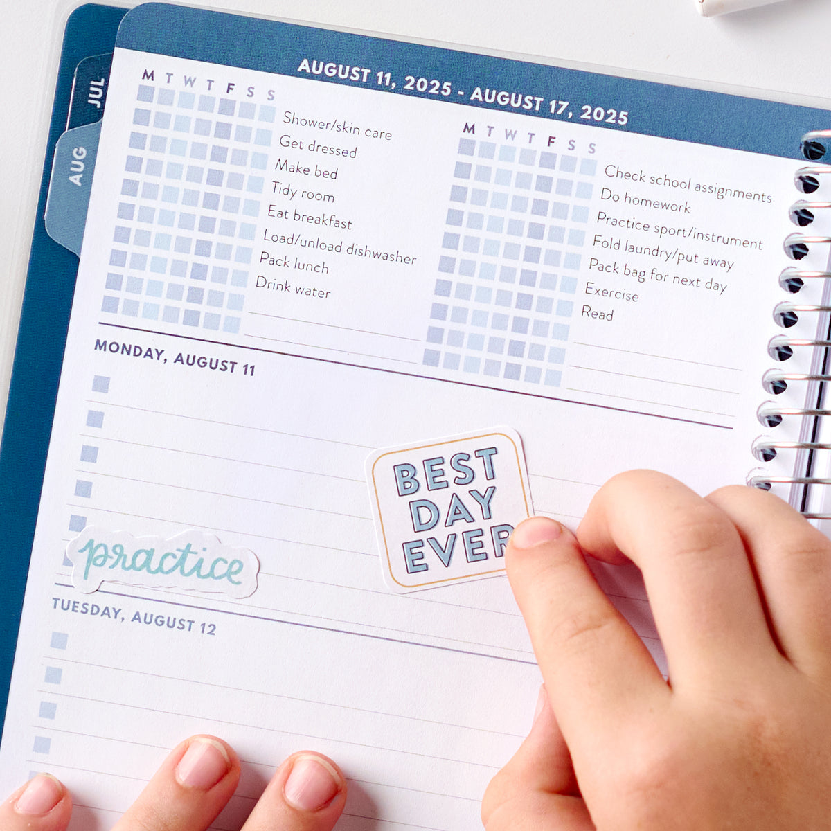 best day ever student planner sticker