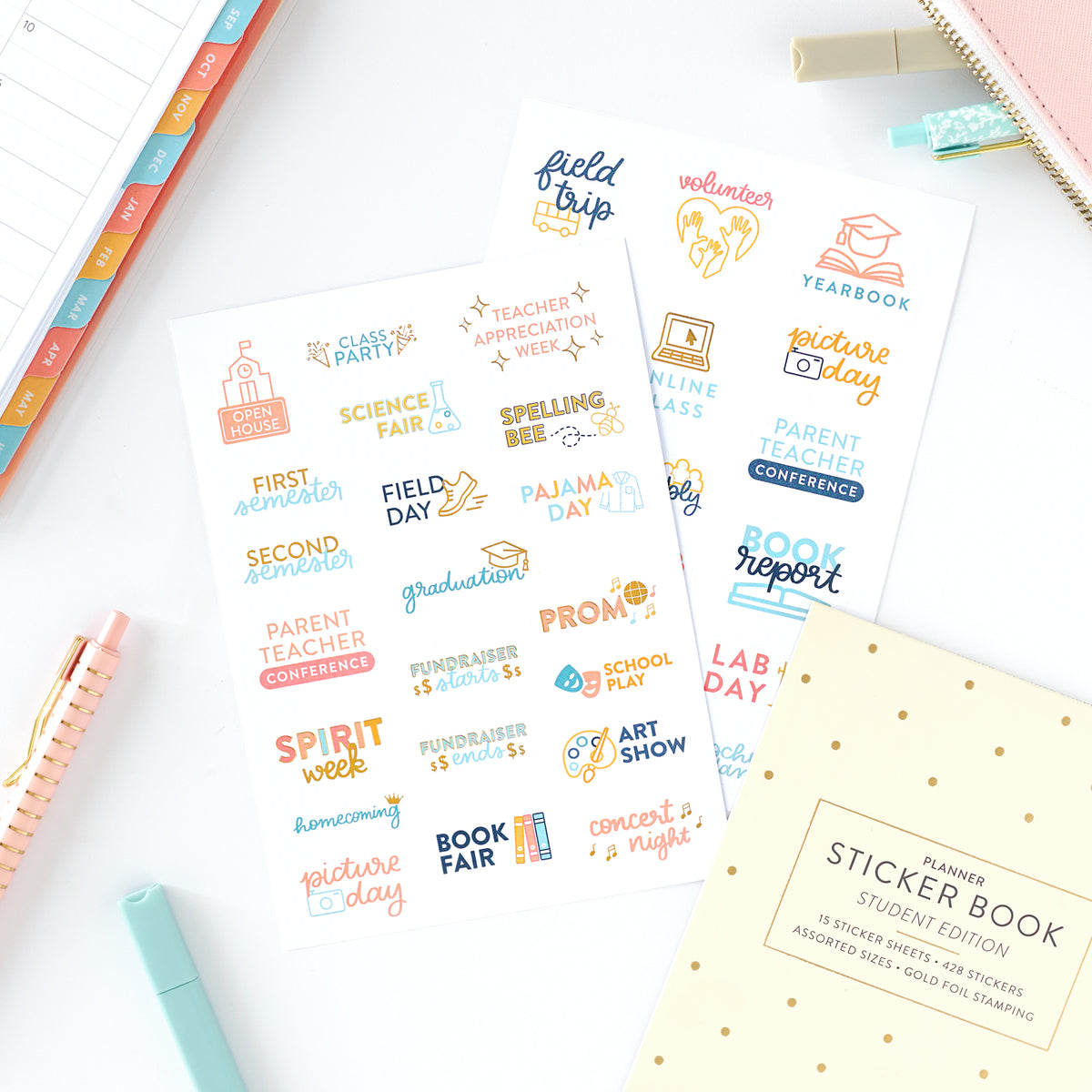 student sticker sheets view 3